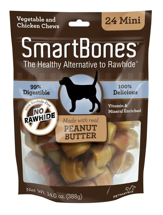 SmartBites Peanut Butter Mini Bones - 14oz