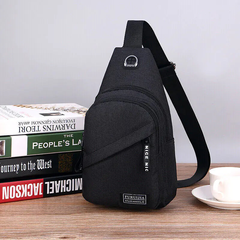 Unisex Sling Chest Bag: Multipurpose Crossbody Backpack
