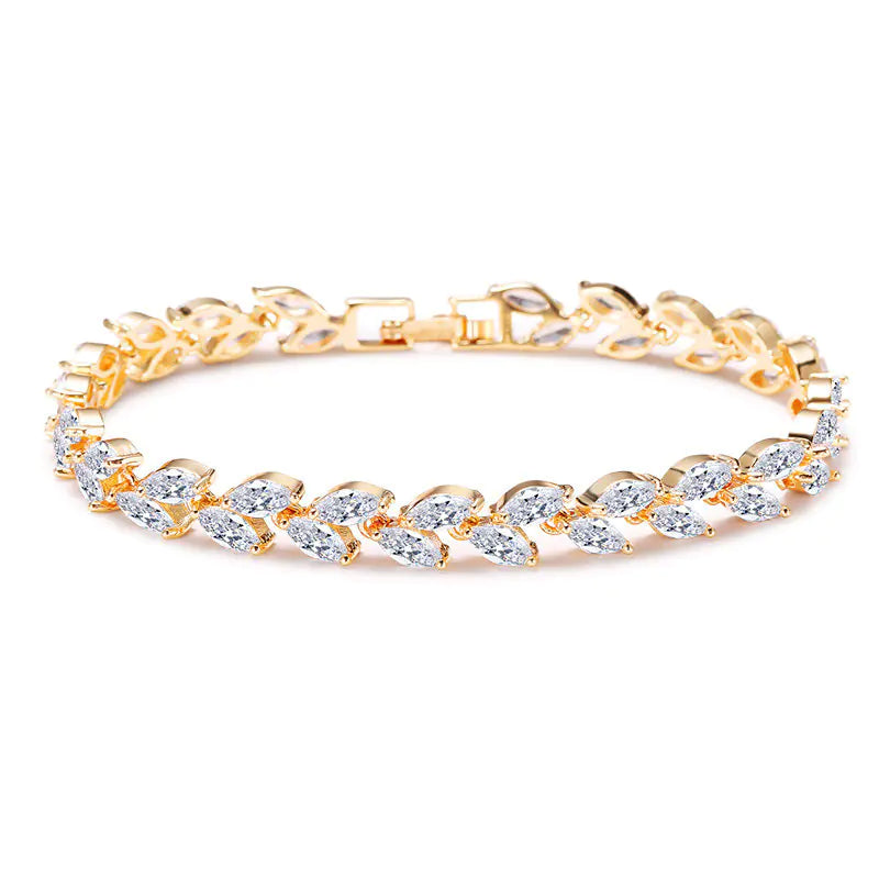 Chic Willow Geometric Zircon Bracelet