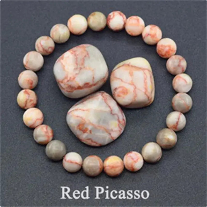 Mindful Stone Bead Yoga Bracelet