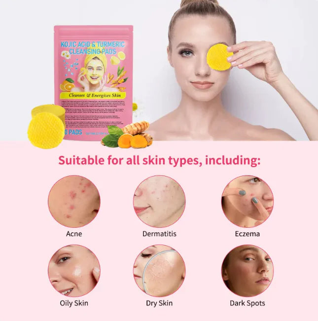 Turmeric & Kojic Brightening Pads