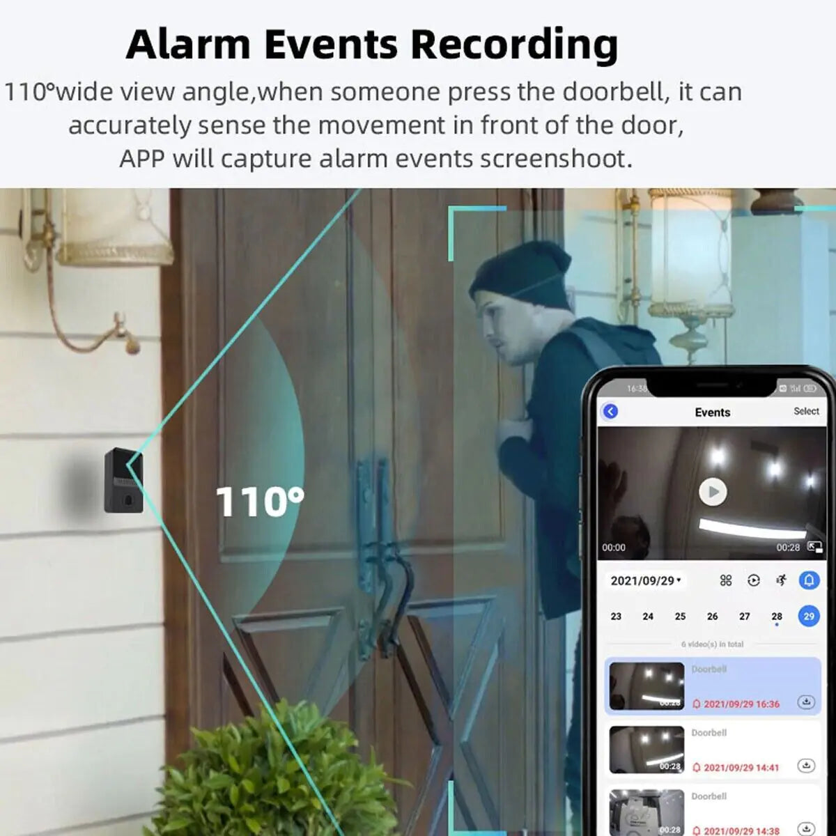 Smart WiFi Video Doorbell with Intercom